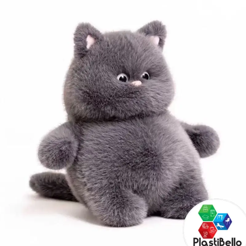 Peluche cobija gato gris para hogar y negocio en Bello y Medellín