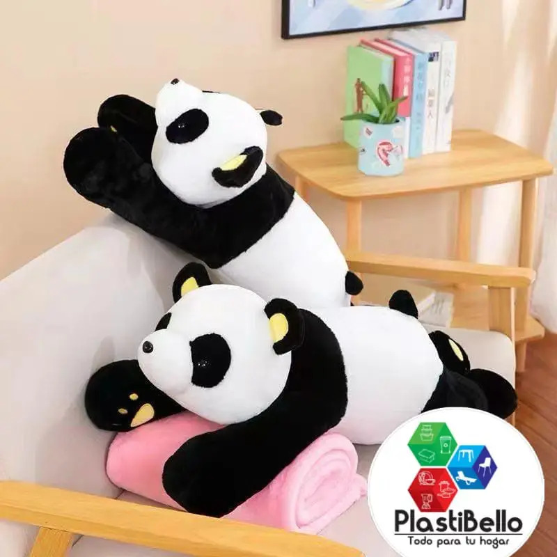 Peluche cobija oso panda para hogar y negocio en Bello y Medellín