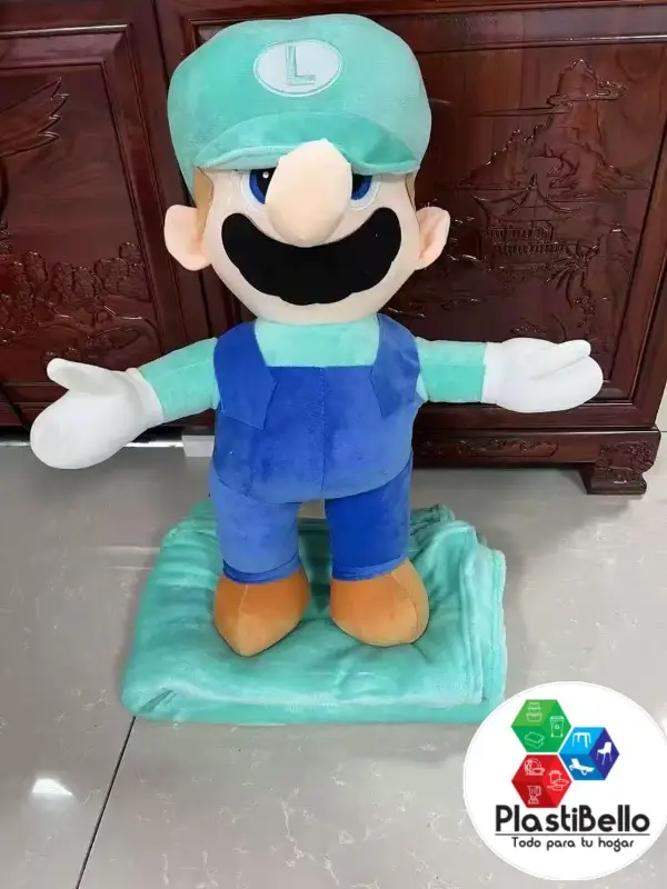 Peluche cobija luigi para hogar y negocio en Bello y Medellín