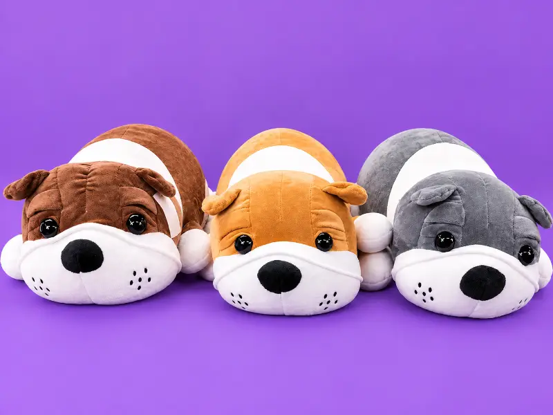 Cobija peluche perro para hogar y negocio en Bello y Medellín