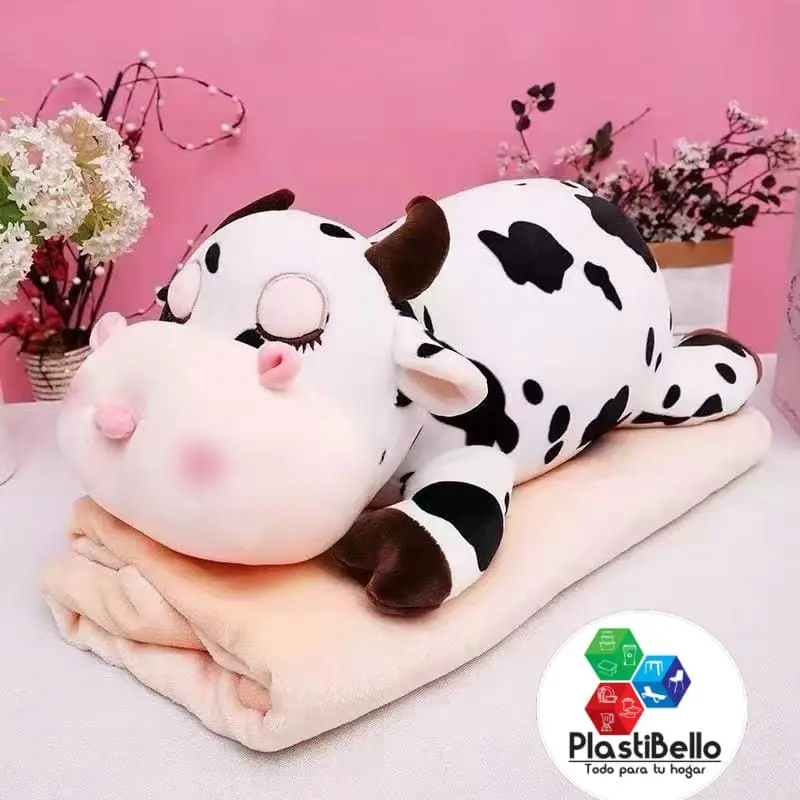 Peluche cobija Vaca para hogar y negocio en Bello y Medellín