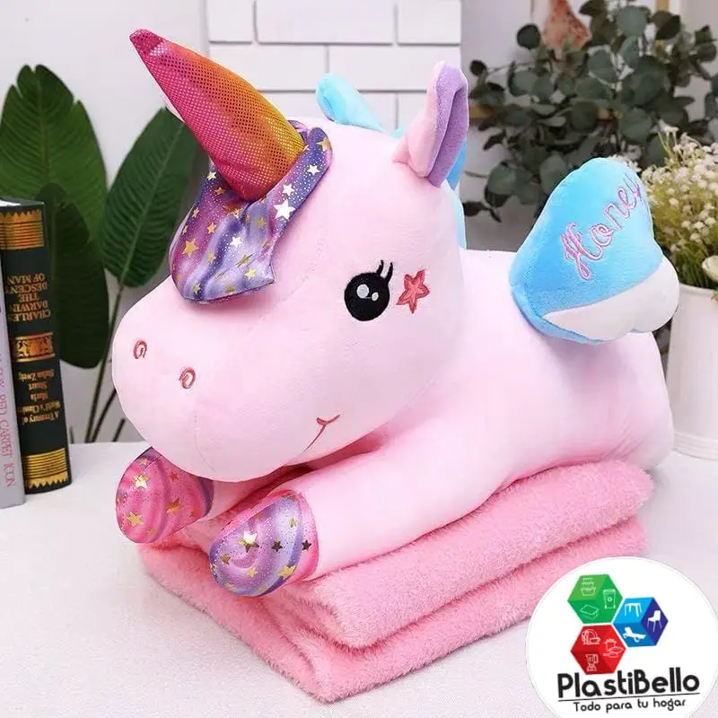 Peluche cobija unicornio para hogar y negocio en Bello y Medellín