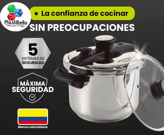 Olla a presión Elite Easy Click para hogar y negocio en Bello y Medellín